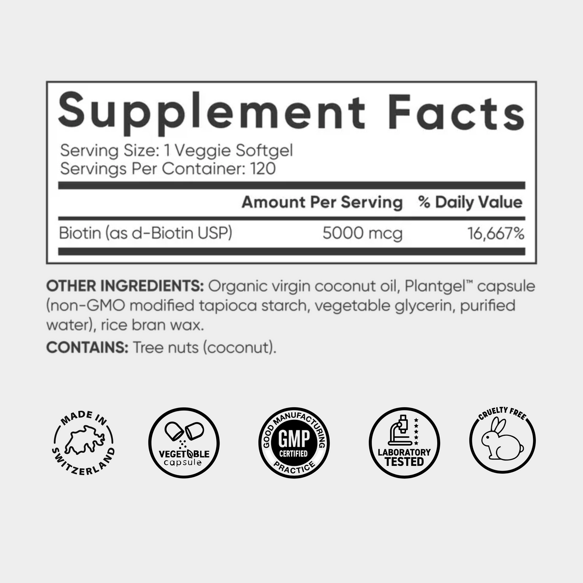 NourishBio® Biotin